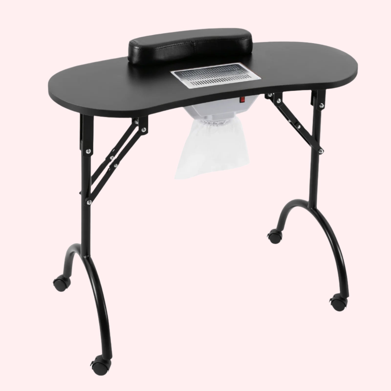 Table Pliante pour Manucure avec Aspirateur