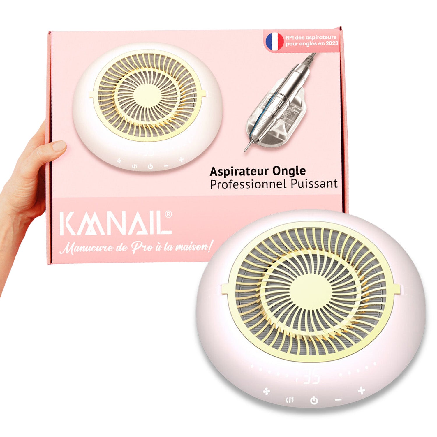 Aspirateur Ongle Professionnel Puissant - KMNAIL®