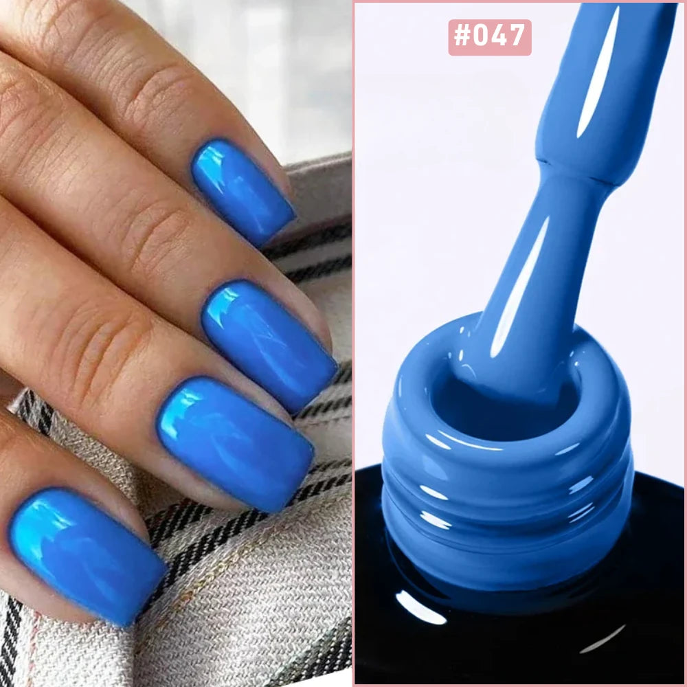Vernis Semi-permanent Easy Colour Série 34 – Bleu Jean – Fabriqué En France