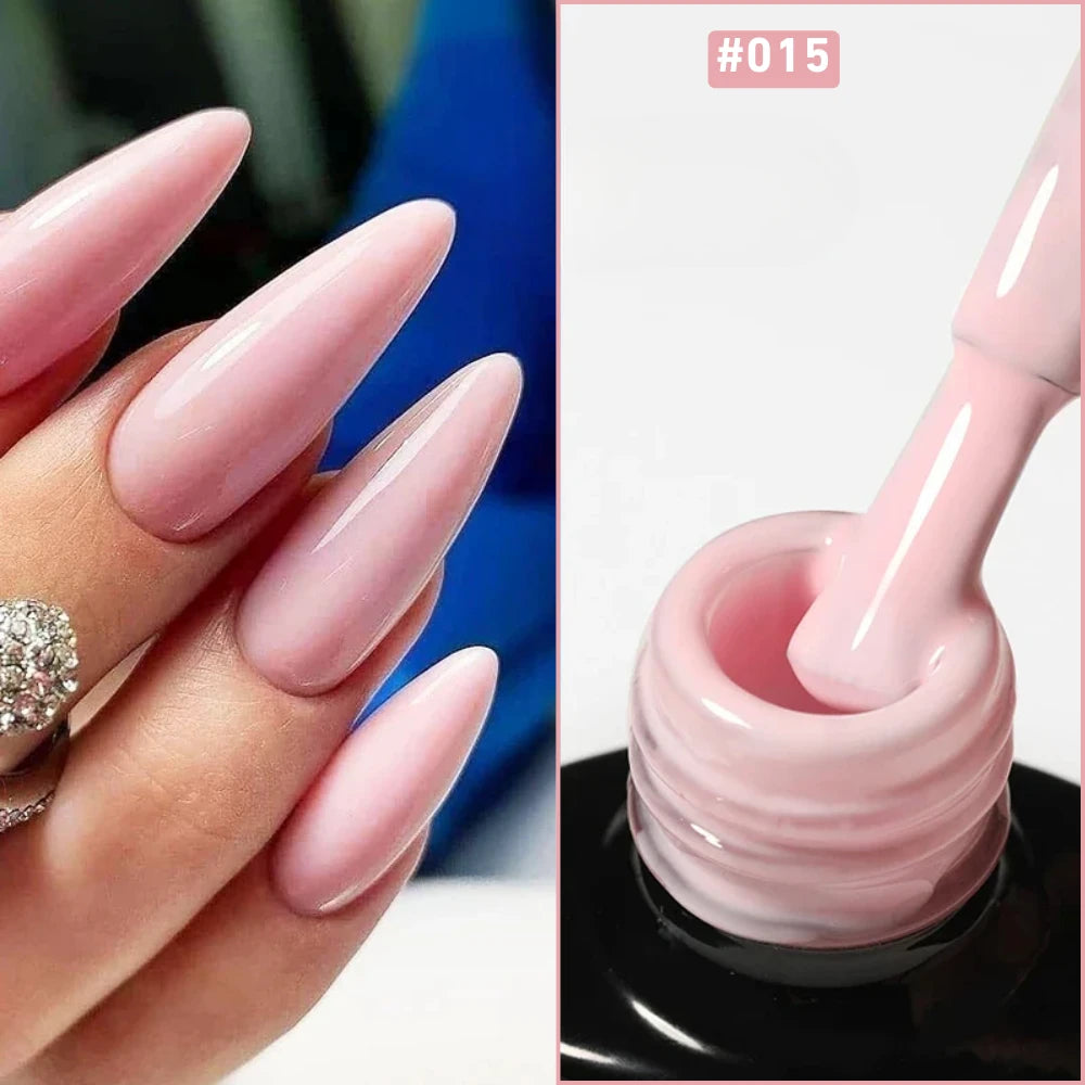 Vernis Semi-permanent Hybride Easy Colour Série 60 - Rose Laiteux - 6 G - Neuf - Fabriqué En France